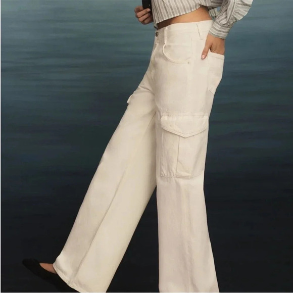 AGOLDE Minka High-Rise Wide-Leg Cargo Jeans
Milkshake Size 33 NWT - Picture 5 of 15